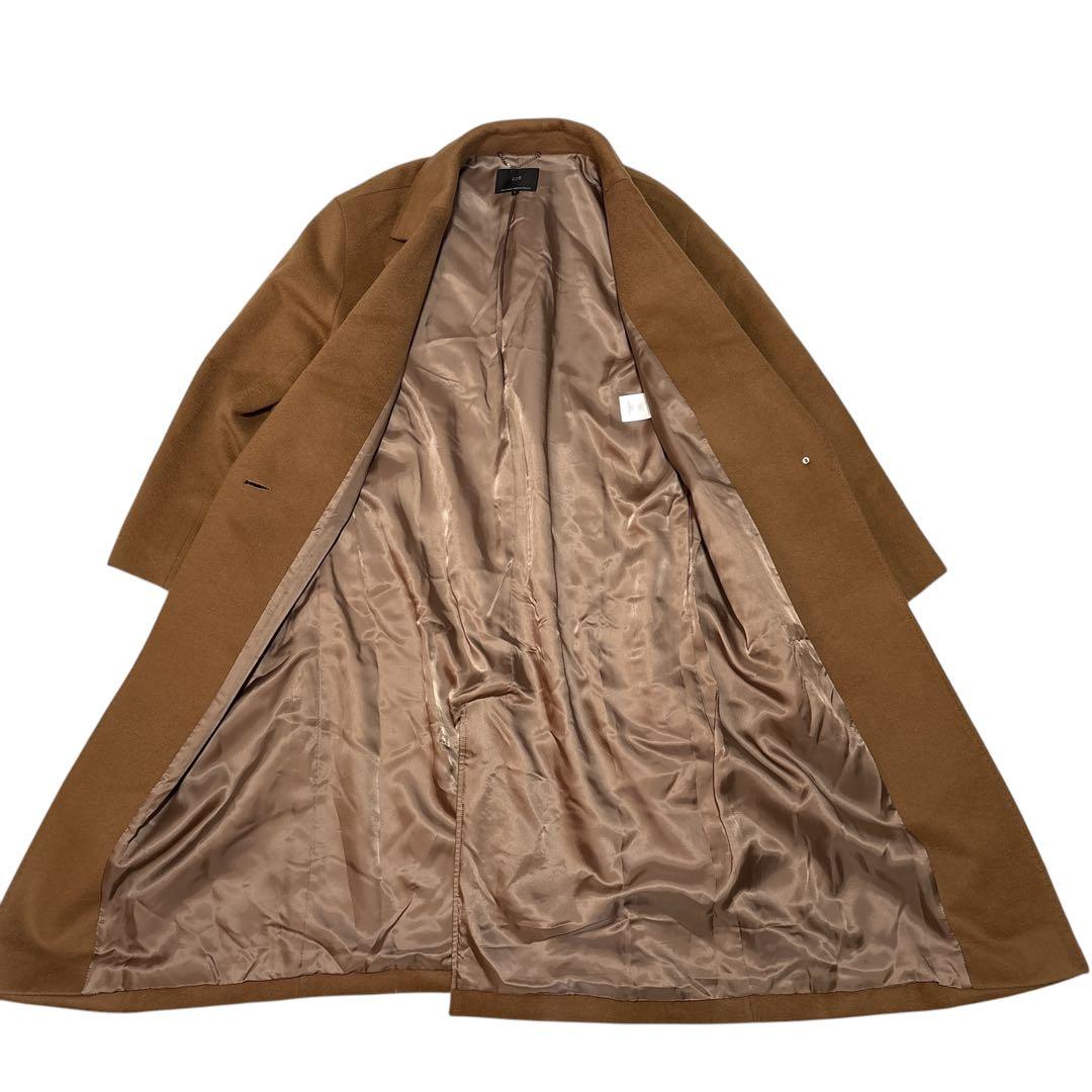 23区 ウール　カシミヤ混 ロングコート キャメル 38サイズ　オンワード樫山