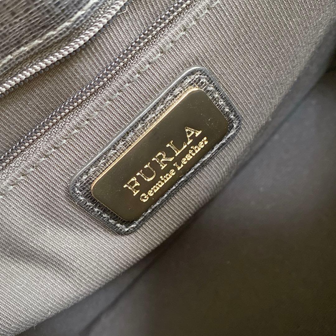 【美品】FURLA ベラ サッチェル 2WAY ショルダー ハンドバッグ