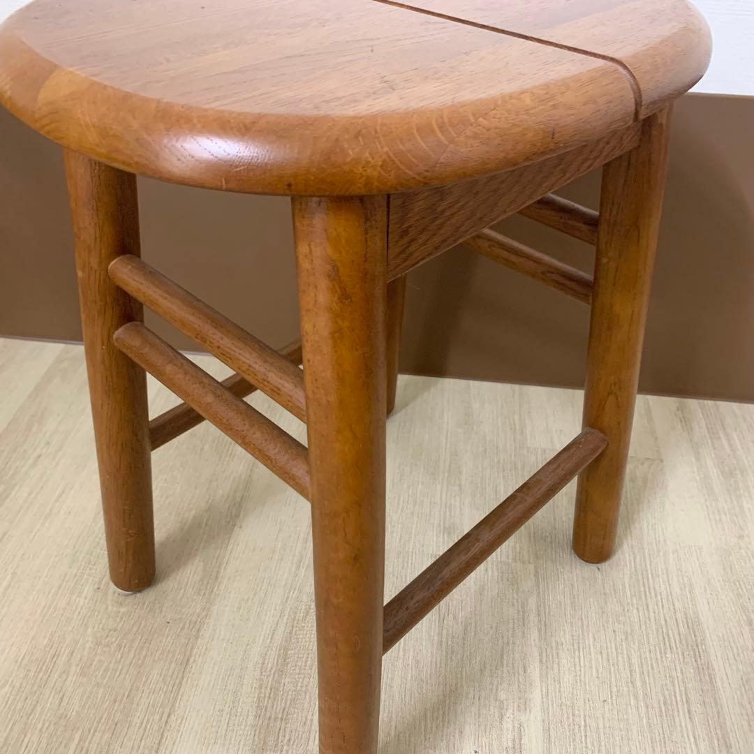 karimoku オールドカリモク 木製スツール ヴィンテージ 置き台