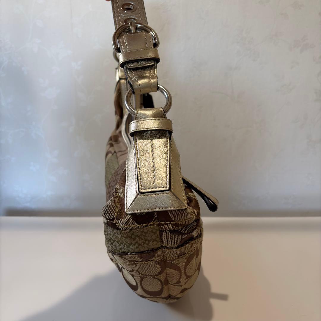 コーチ COACH F12315 パッチワーク ワンショルダー シグネチャー