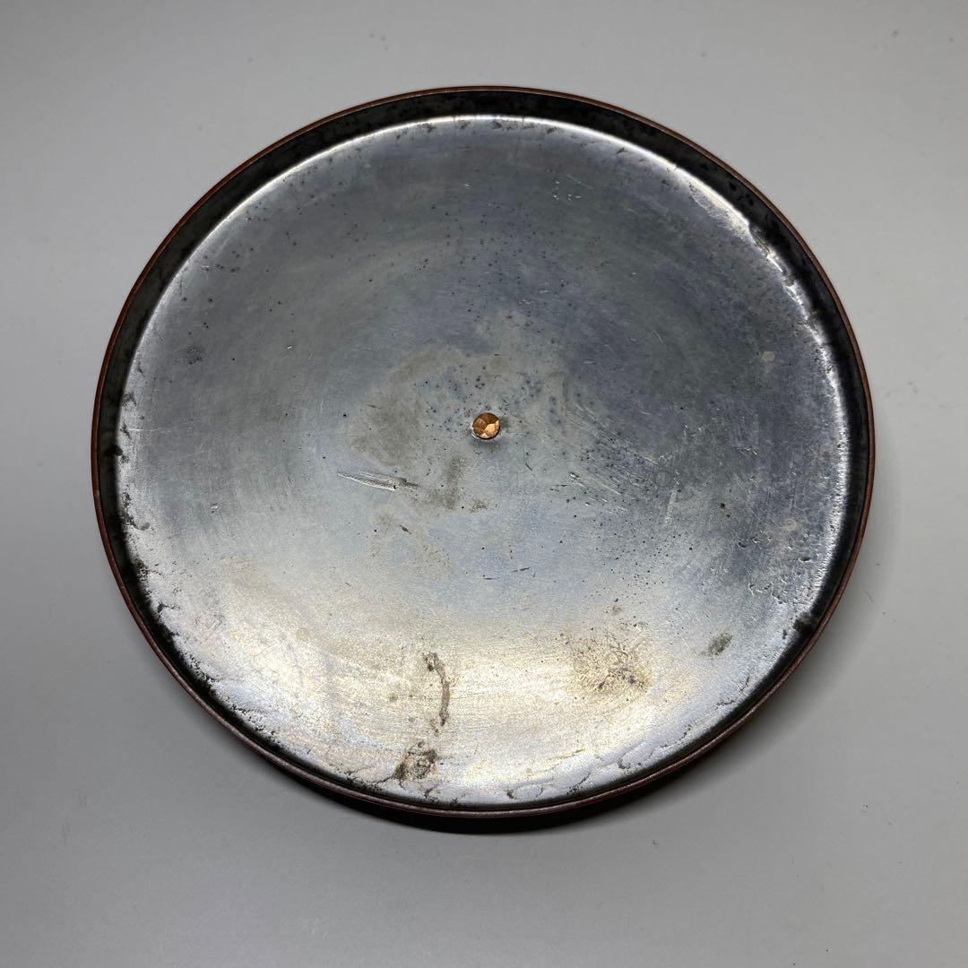 【茶道具】一政堂造　伊藤政治　浄益形腰黒薬缶（共箱）