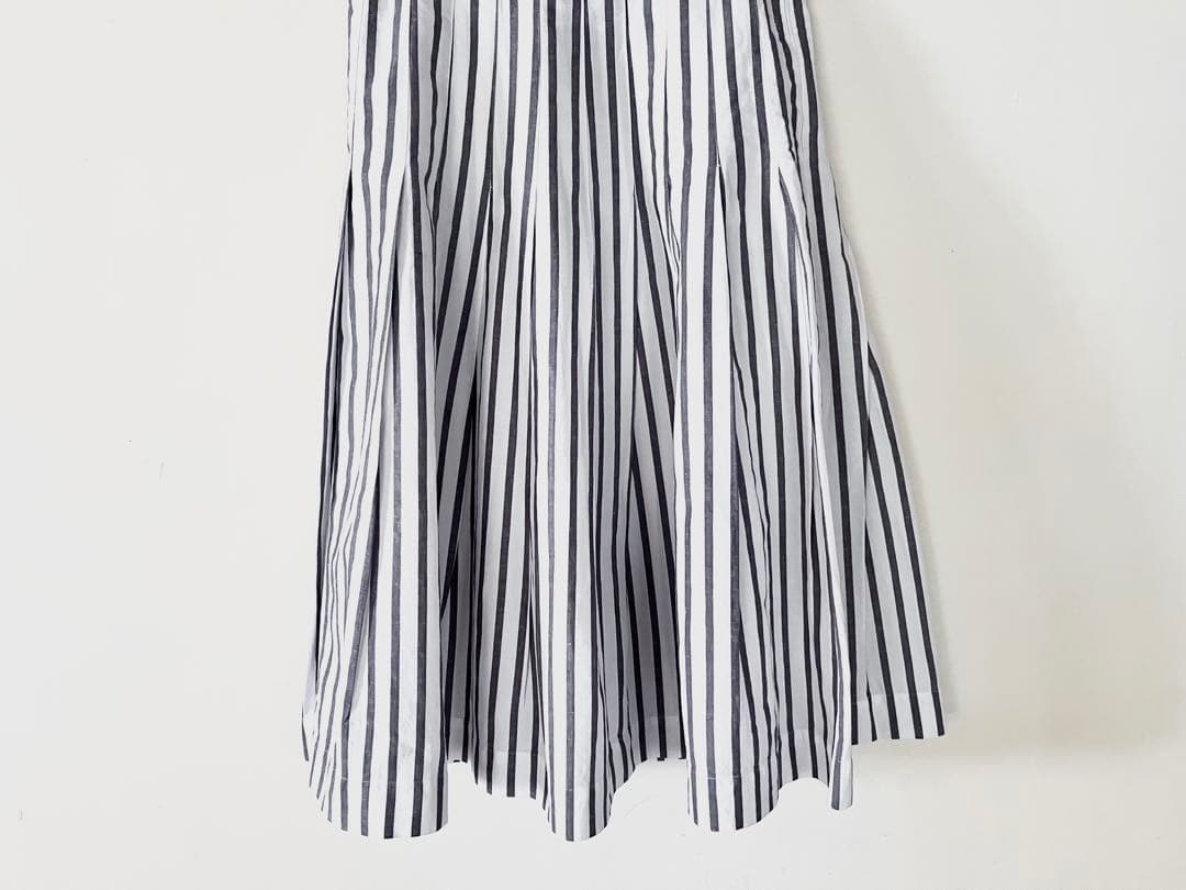 雑誌掲載 マーガレットハウエル ボールドストライプギャザースカート 3.6万