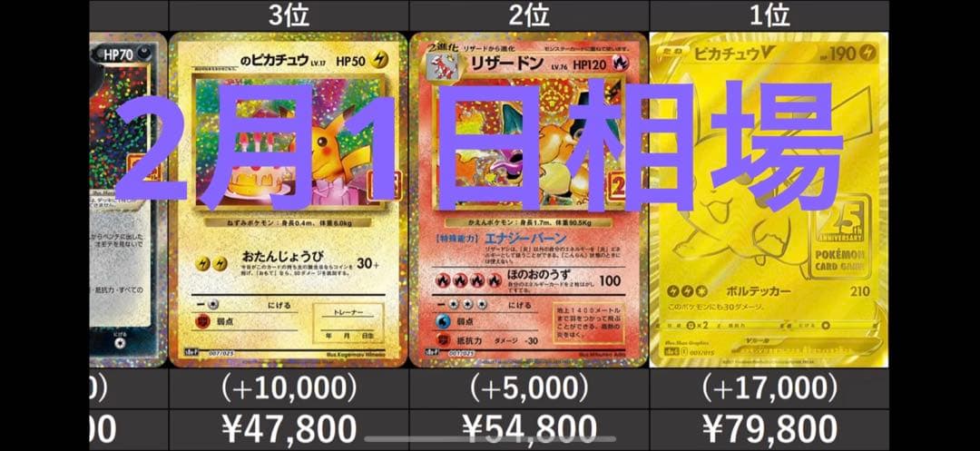 おたんじょうびピカチュウ 25th PSA9