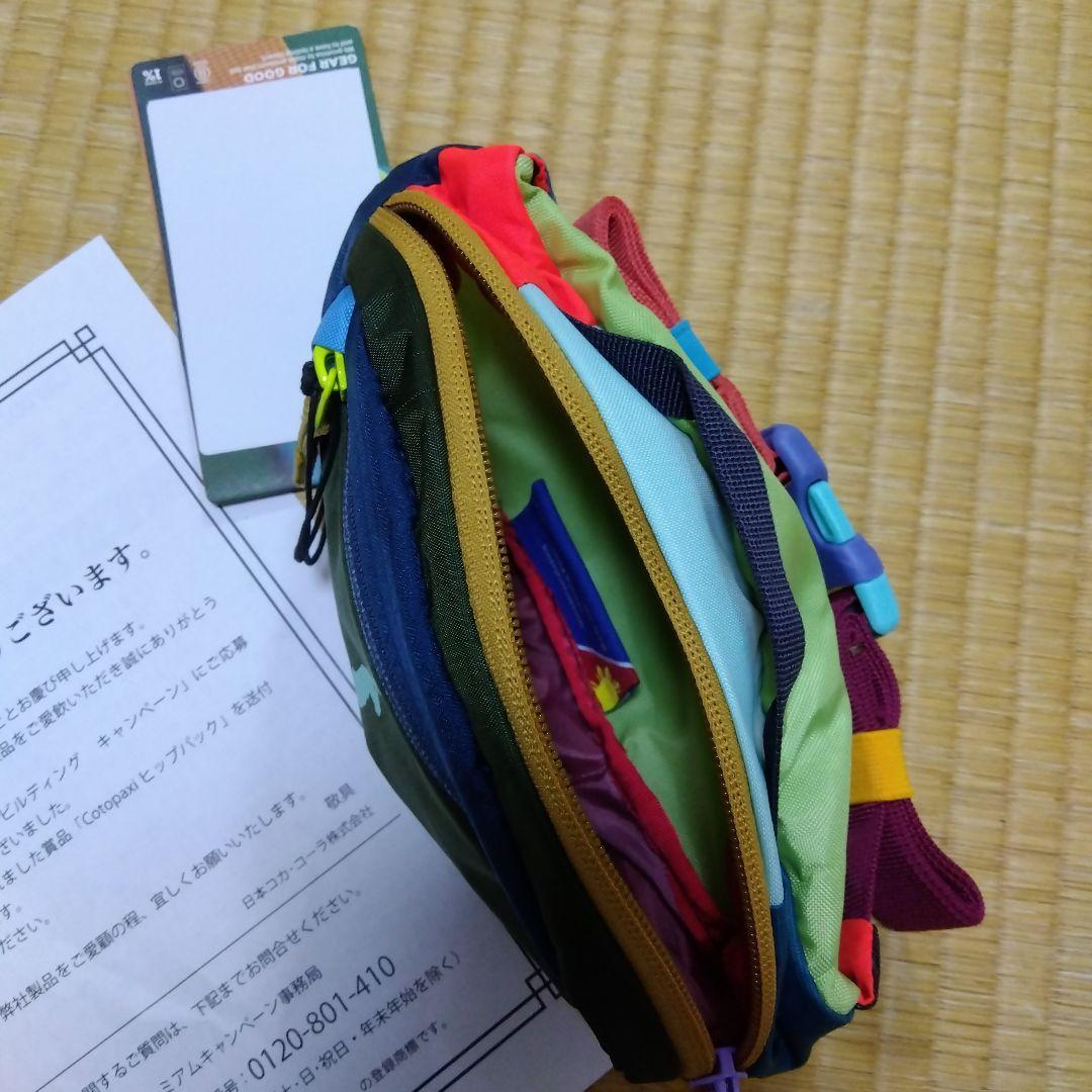 新品Cotopaxi コトパクシ　 ヒップバッグ コーラ　いろはす　コカコーラ