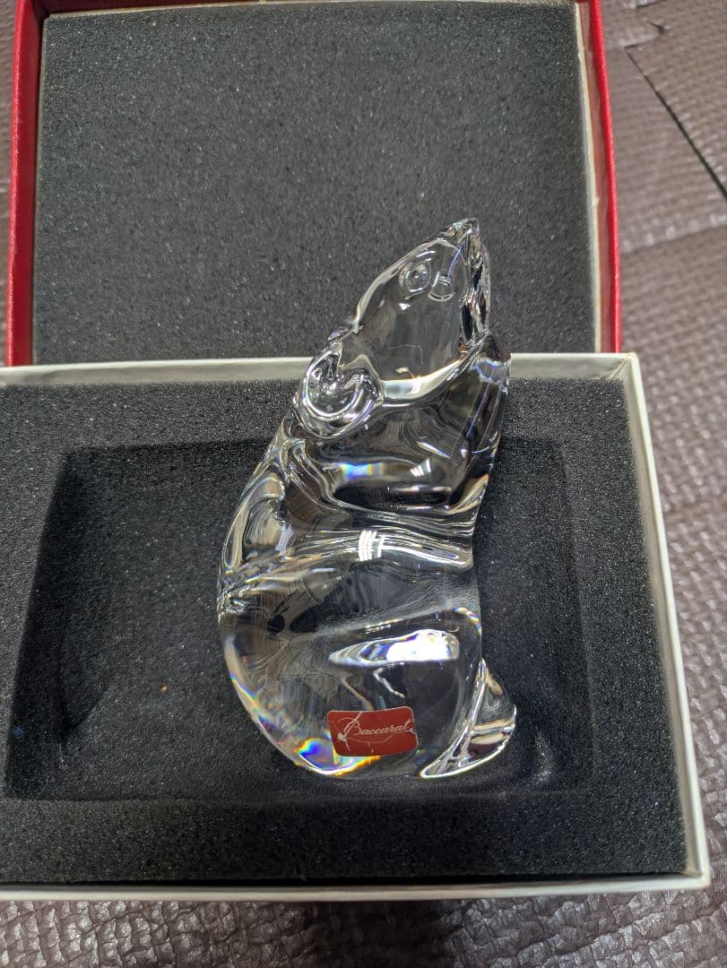 Baccarat バカラ 干支オーナメント 鼠 ネズミ 美品