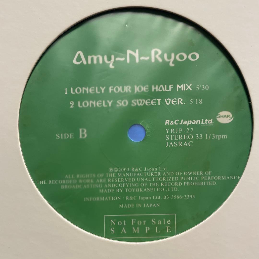 Amy-N-Ryoo LONELY 12inch ジャパレゲ