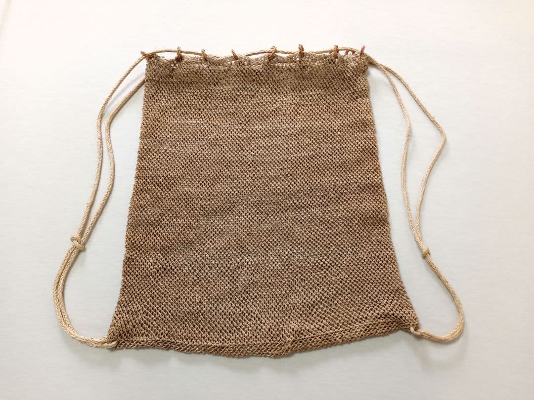 超希少！台湾パイワン族の首袋 (苧麻の背負い袋)