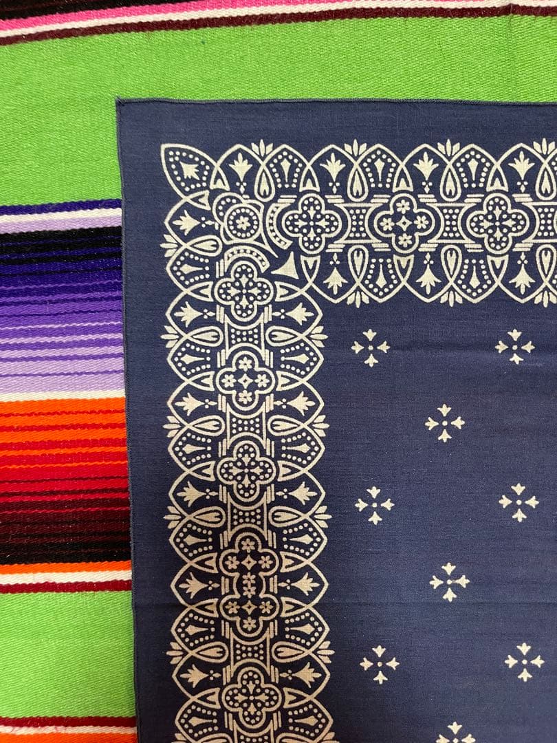 【Special】⑧⓪⑤60s USA製 バンダナ WAMCRAFT アイアン柄