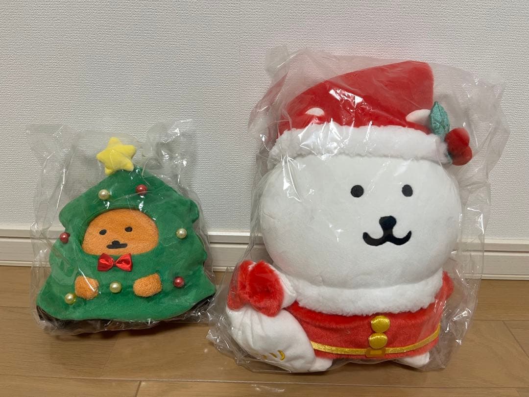 サンタなナガノのくま　ツリーなもぐらコロッケ　ぬいぐるみセット