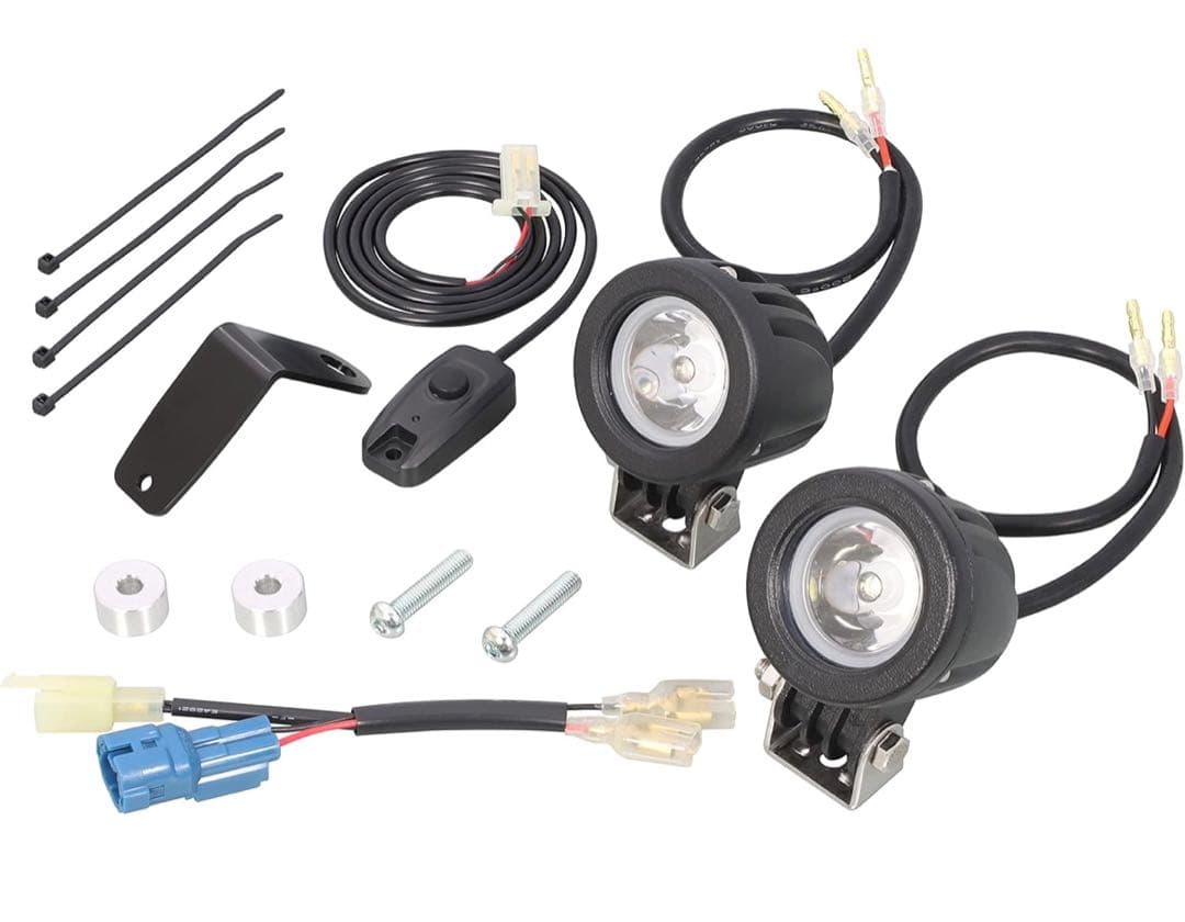 キタコ LEDシャトルビーム CT125 ハンターカブ JA55/65クリア2灯