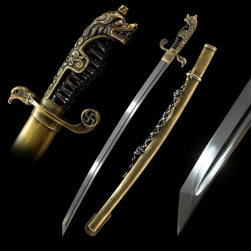 一体純銅模様鋼 日本刀 模造刀 居合刀 武士道 武蔵 鑑賞用 手鍛造打