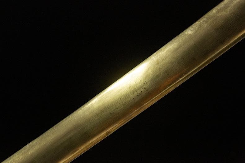 一体純銅模様鋼 日本刀 模造刀 居合刀 武士道 武蔵 鑑賞用 手鍛造打