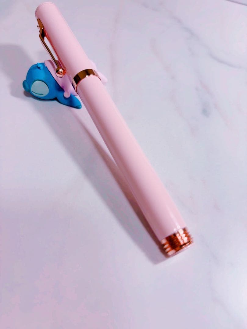 石丸文行堂オリジナル長崎美景ガラス万年筆 白木峰グレースピンク