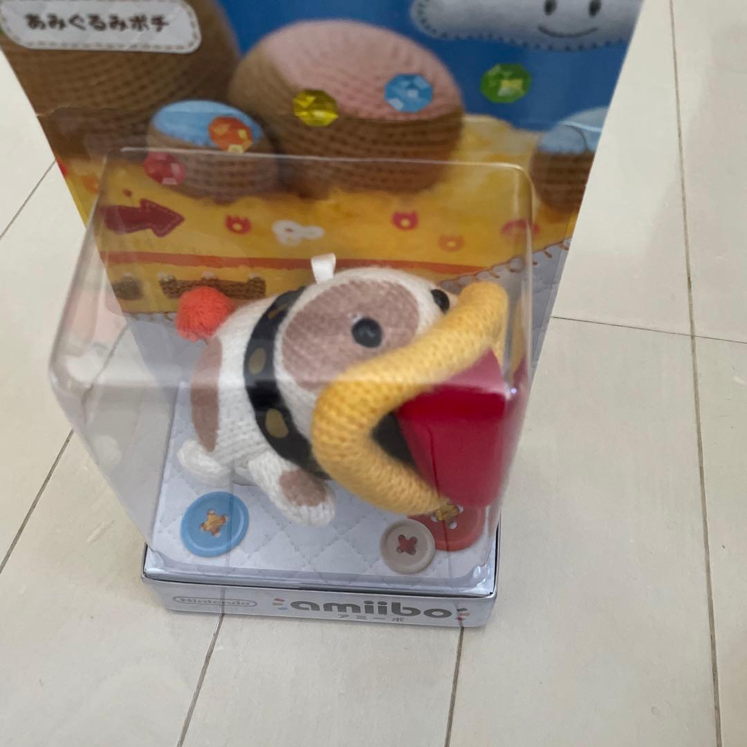新品amiibo あみぐるみポチ　アミーボ ウールワールド ポチ