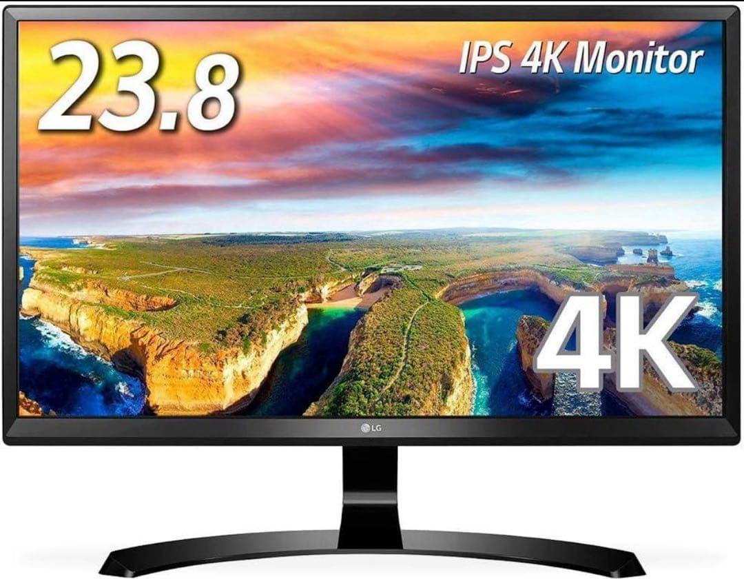 LG 23.8インチ 4K IPSモニター 24UD58-B