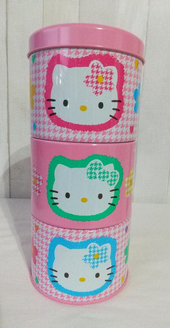 キティ　缶　トランクバッグ　小物入れ　ケース