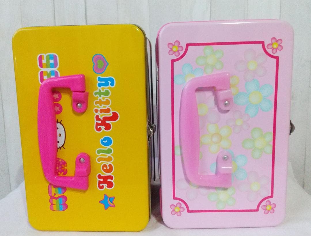 キティ　缶　トランクバッグ　小物入れ　ケース