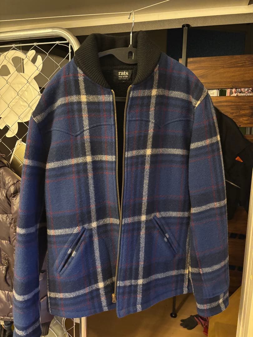 rats チェック柄ジャケット Lサイズ