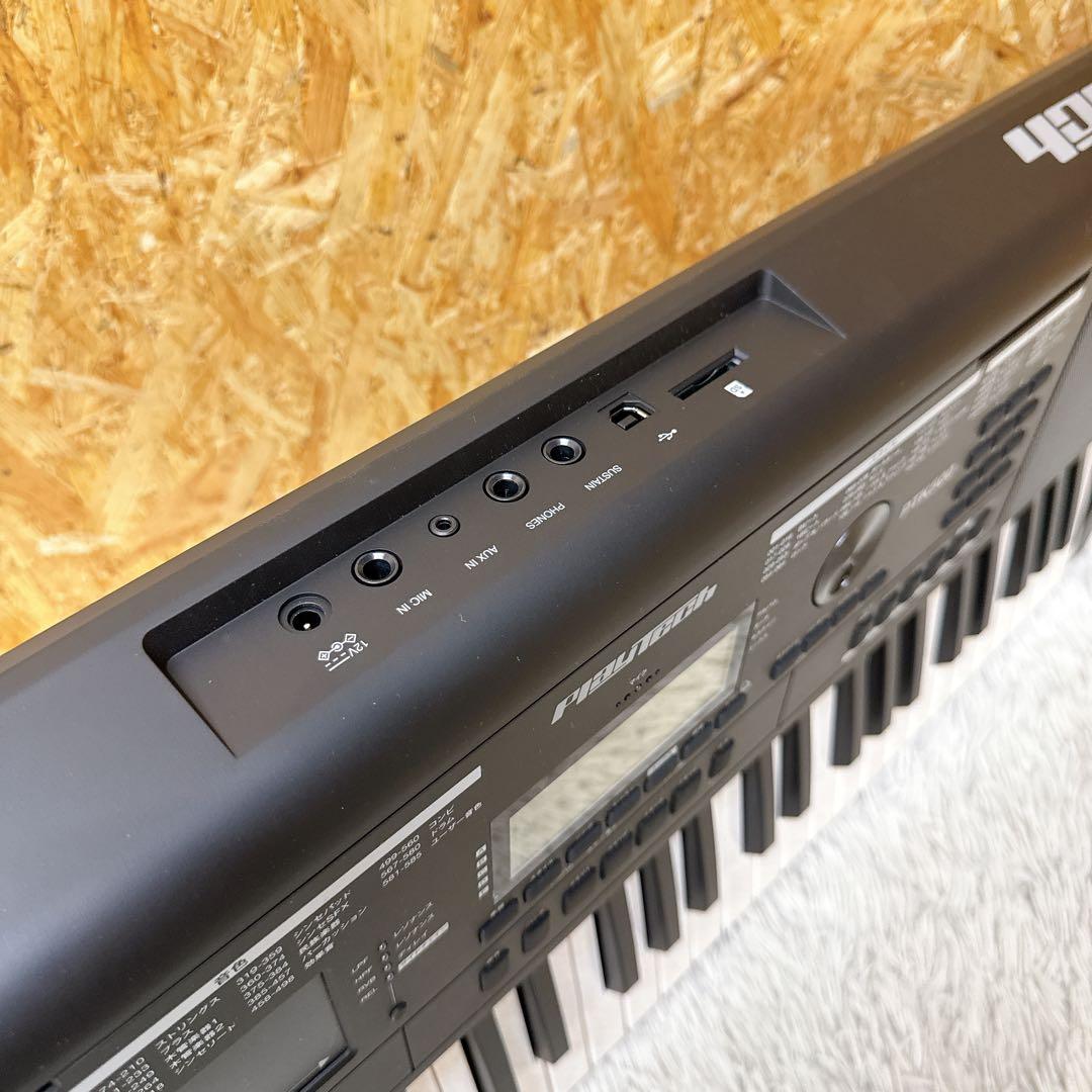 PLAYTECH ポータブルキーボード PTK500 スタンド+ペダルセット