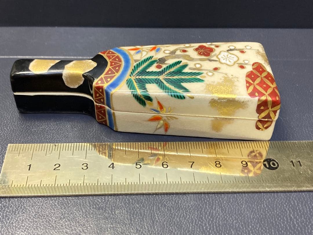 茶器　焼き物　香合　羽子板