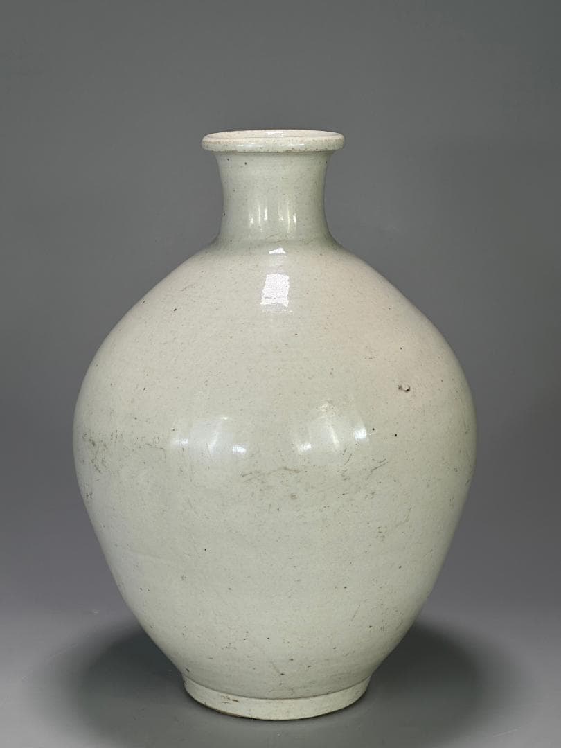 日本美術　白磁　伊万里　大徳利　花瓶　時代焼物