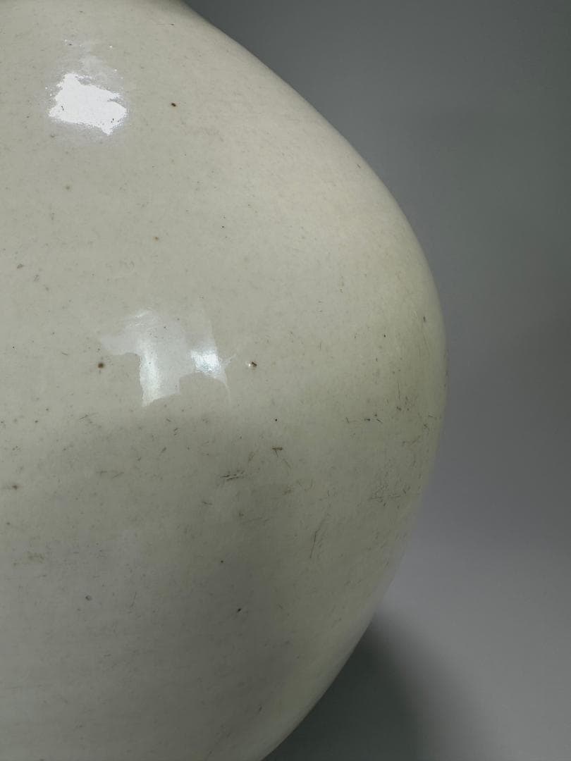 日本美術　白磁　伊万里　大徳利　花瓶　時代焼物