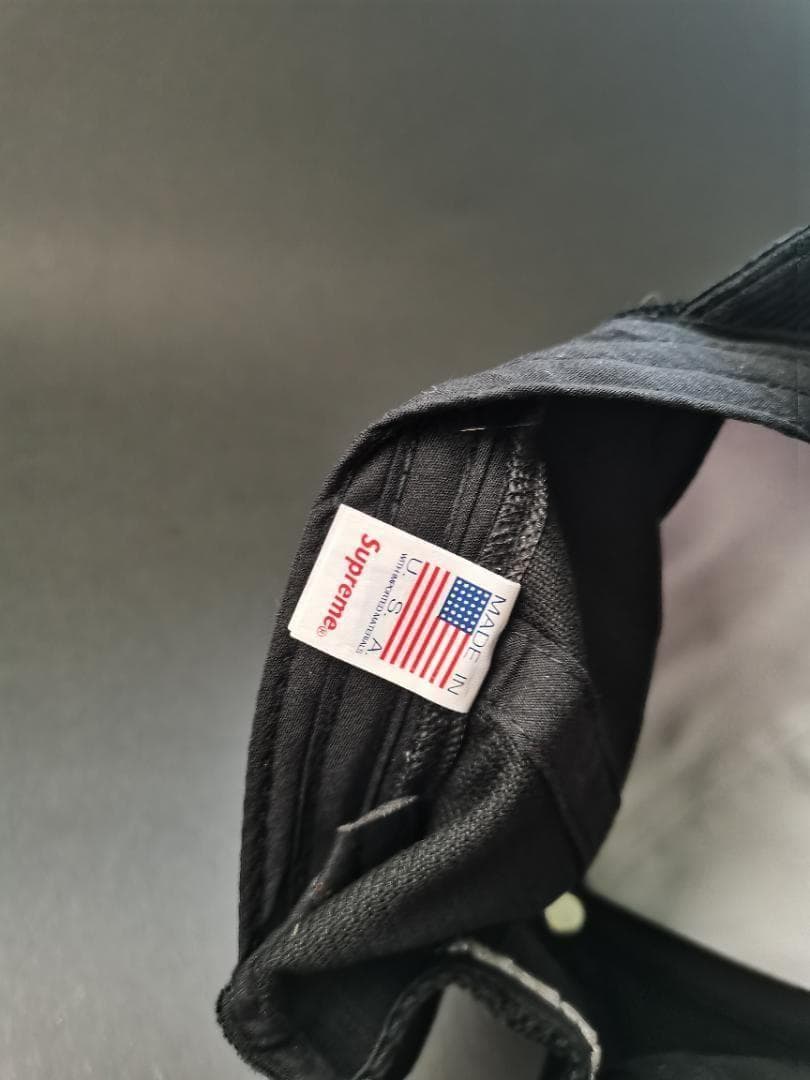 SUPREME コーデュロイキャップ 黒