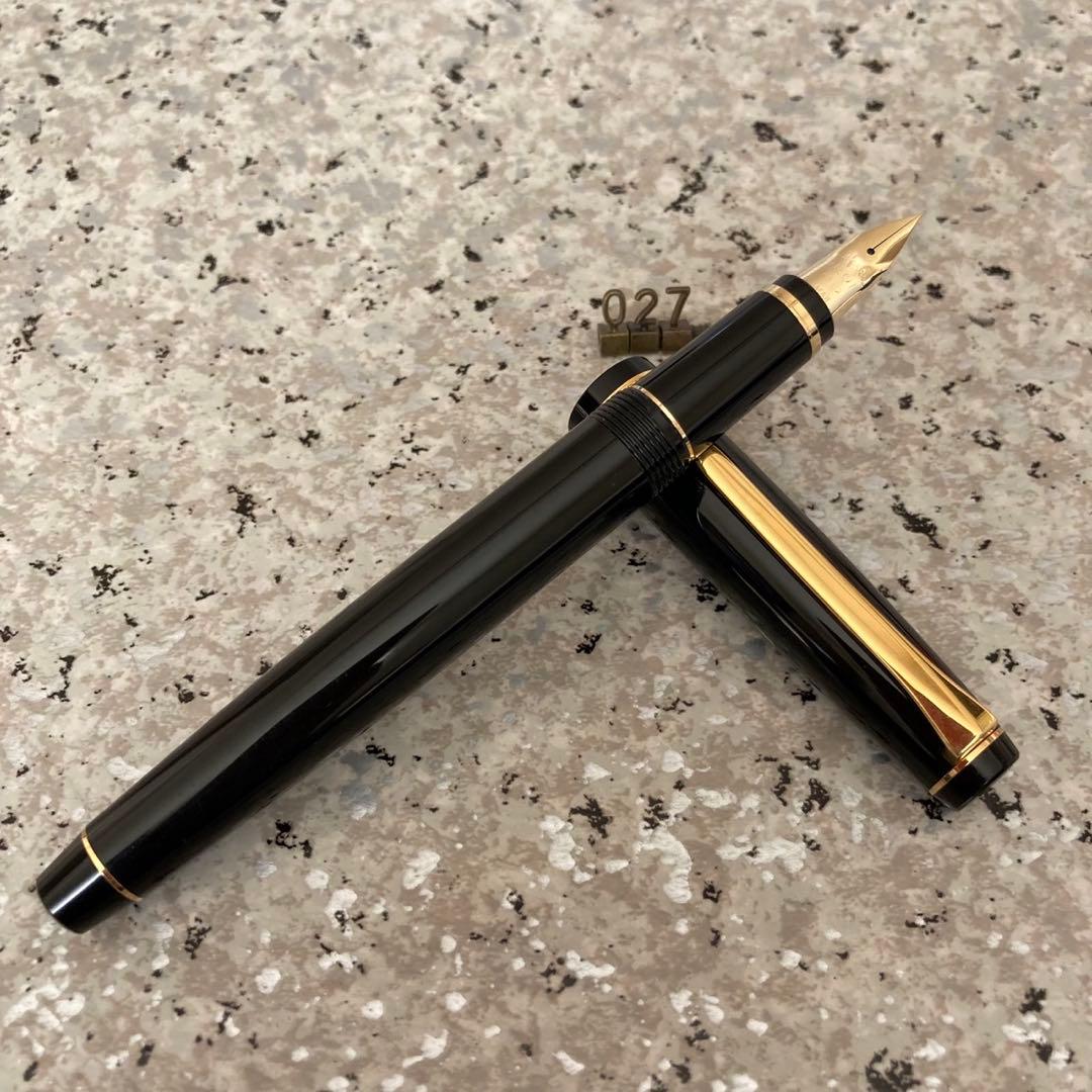 #027 オーバーホール済み 万年筆 PILOT パイロット エラボー 14k