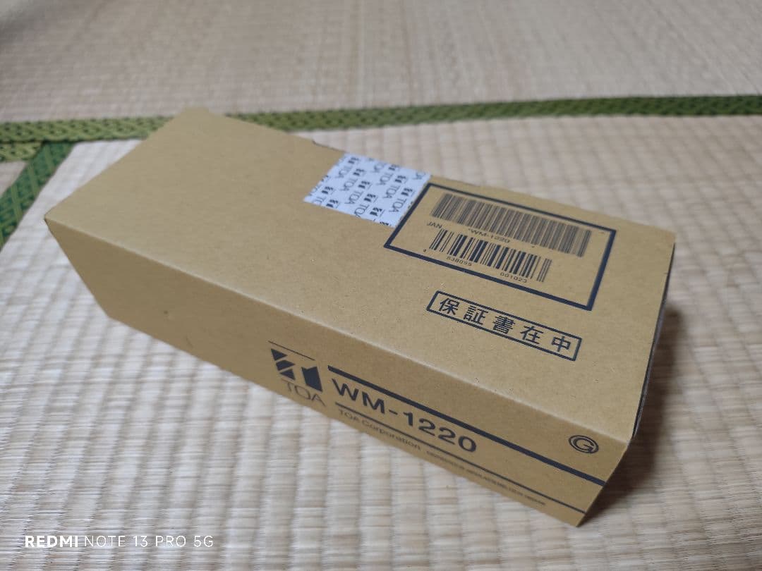 TOA WM-1220 ワイヤレスマイク　新品