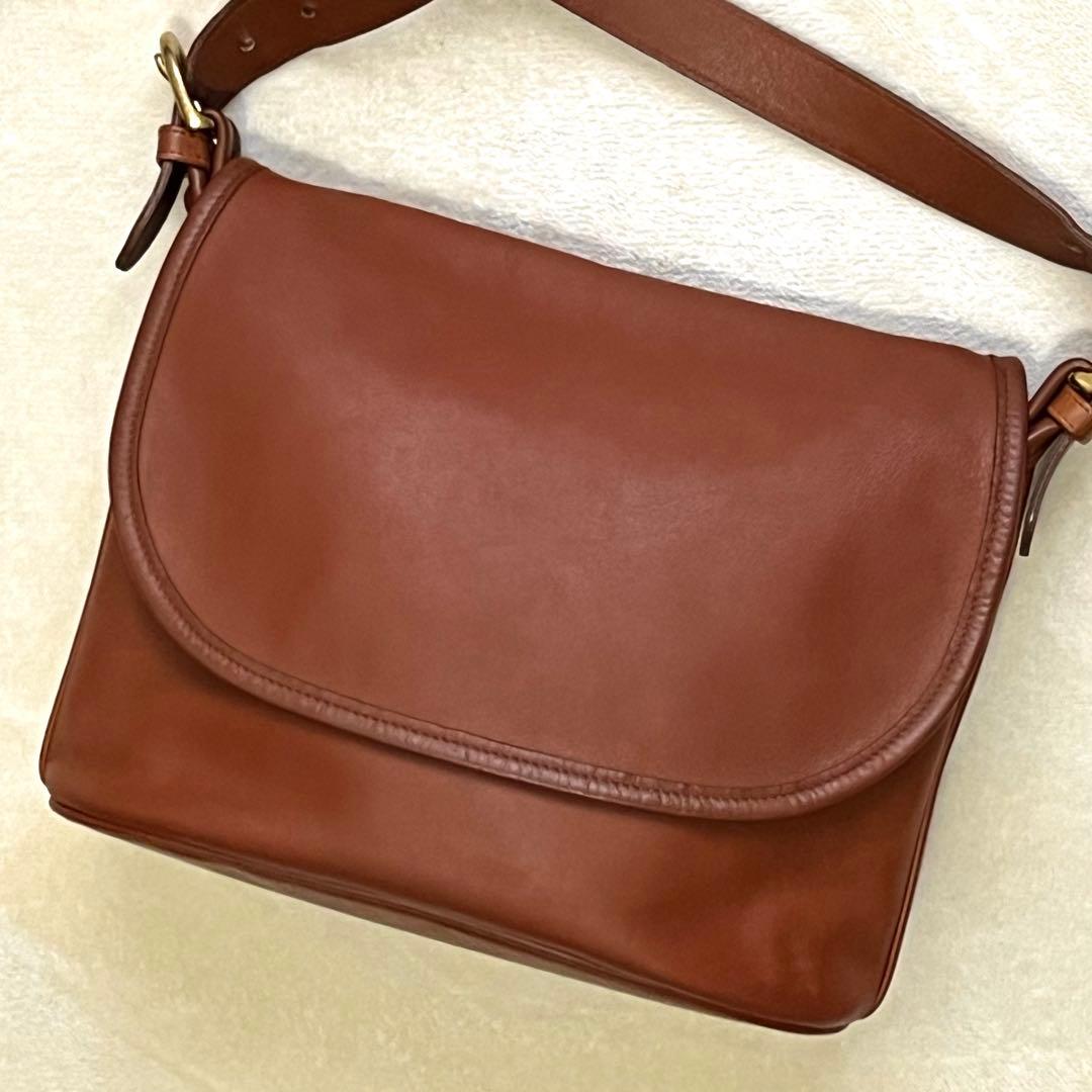 美品✨ COACH オールドコーチ ショルダーバッグ クロスボディ レザー
