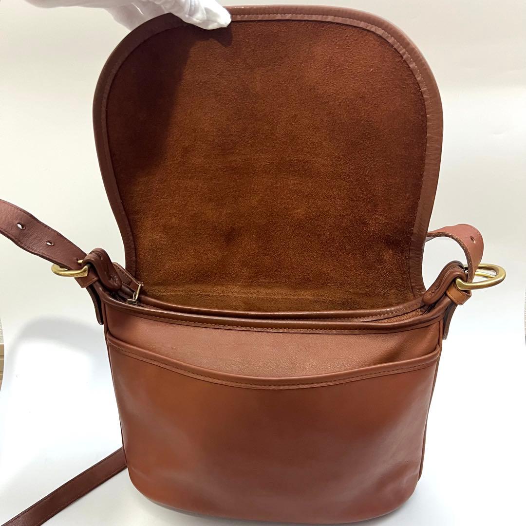 美品✨ COACH オールドコーチ ショルダーバッグ クロスボディ レザー