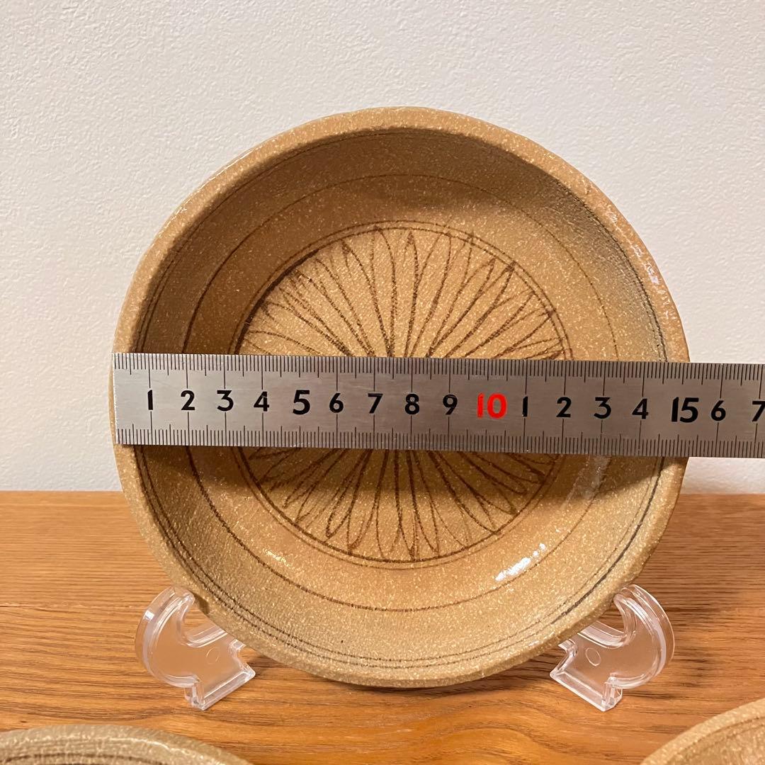 瀬戸唐津　菊花文　鉢　5枚