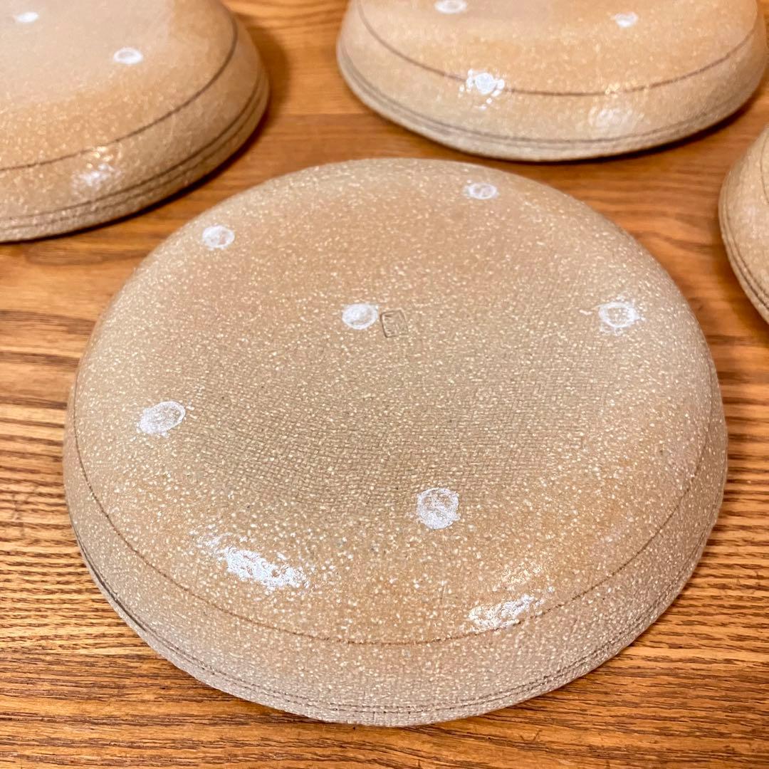 瀬戸唐津　菊花文　鉢　5枚