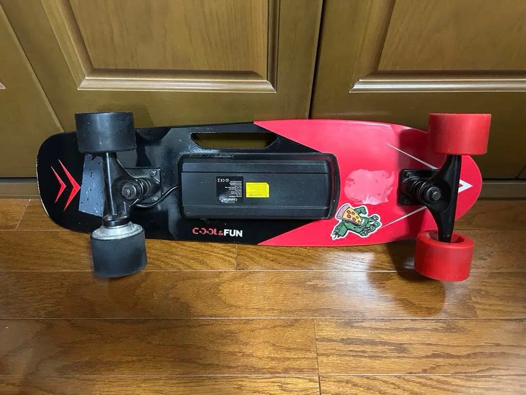 COOLFUN 電動スケボー 赤黒