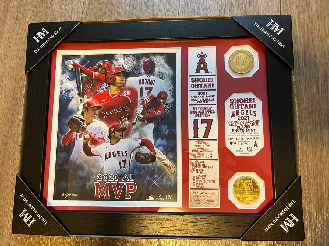 THE HIGHLAND MINT 2021年大谷翔平　MVP記念