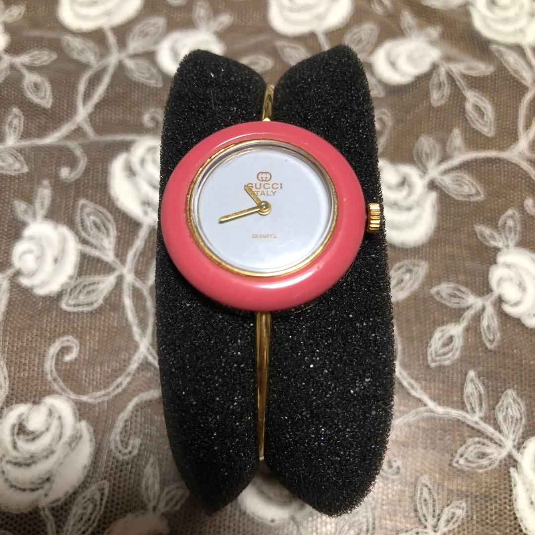 ☆レア品☆ オールドグッチ　チェンジベゼル　バングル　ウォッチ　GUCCI