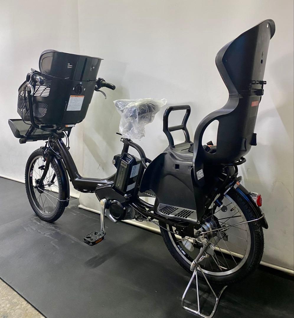 1年保証 ブリヂストン　20インチ　子供乗せ　3人乗り　茶色　電動アシスト自転車