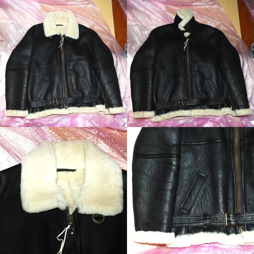 ClothsurgeonクロスサージョンムートンB-3ジャケット英国製こげ茶羊革