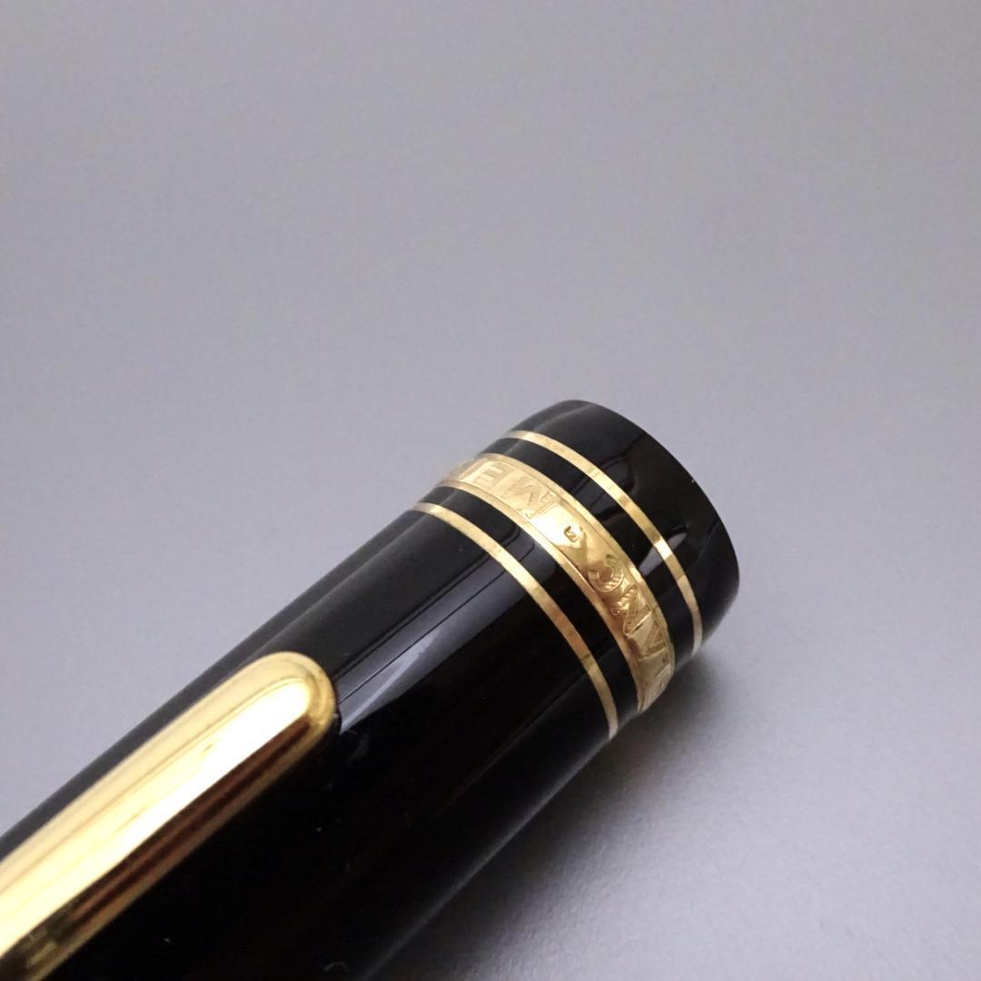 本物 美品■モンブラン■万年筆 マイスターシュテュック 太めモデル 14K M