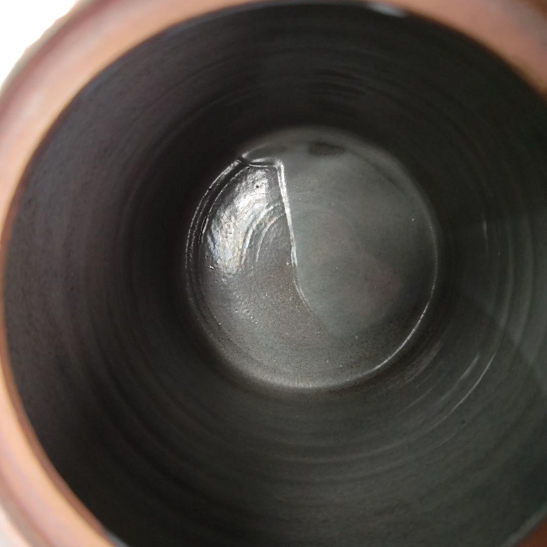 イ449 水指『松古窯　佐久間勝山作』『北野茶会図　水指　桜摘　共箱』茶道具