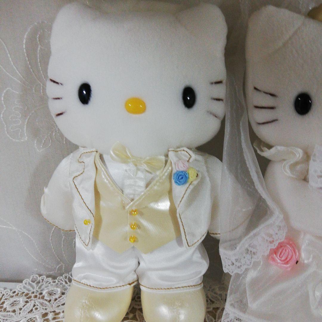 【激レア】ハローキティ　ウエディングドール ぬいぐるみ セット