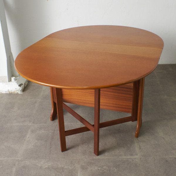 86352★イギリス ヴィンテージ ゲートレッグテーブル ダイニングテーブル