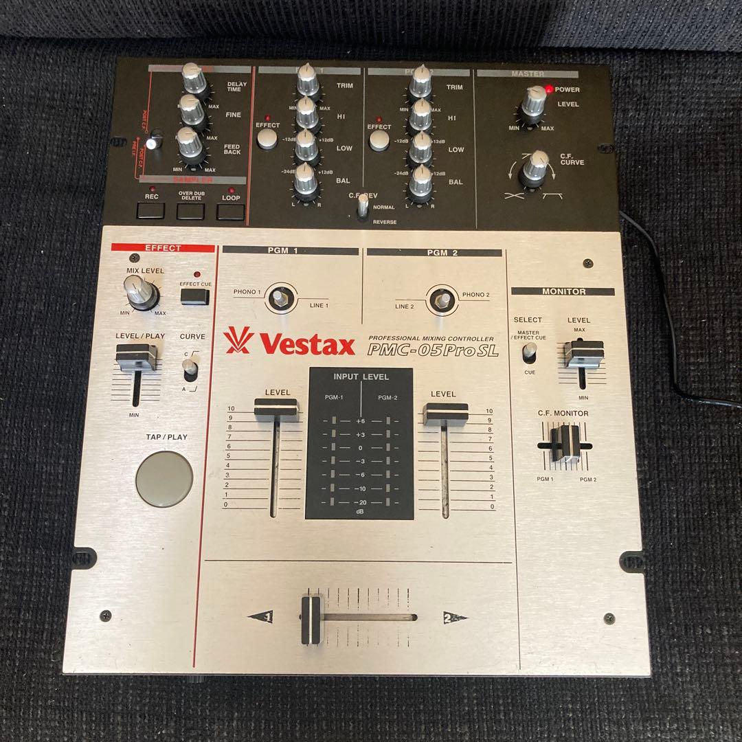 ジャンク品！少しガリあり！ Vestax PMC-05Pro SL DJミキサー