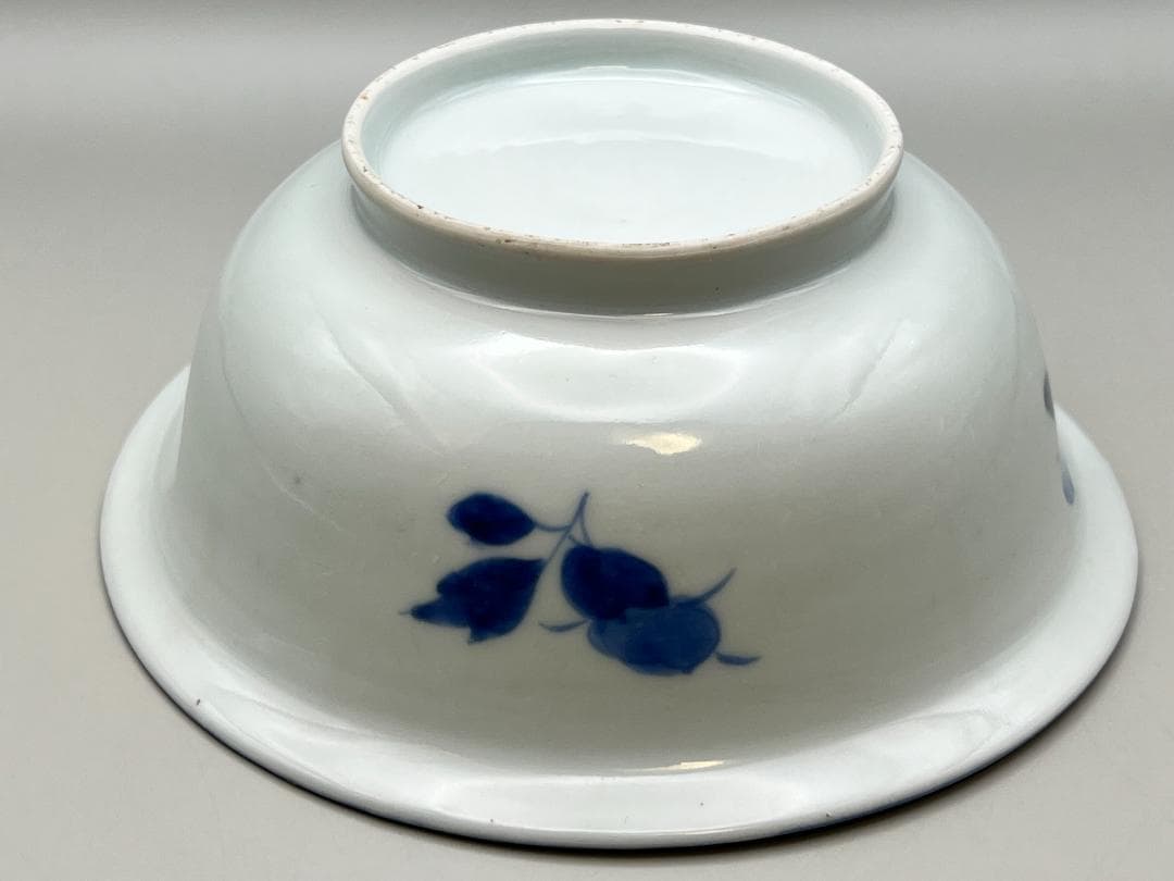 【海】古染付　清時代　花蝶文鉢　景徳鎮製　骨董品 時代品 美術品