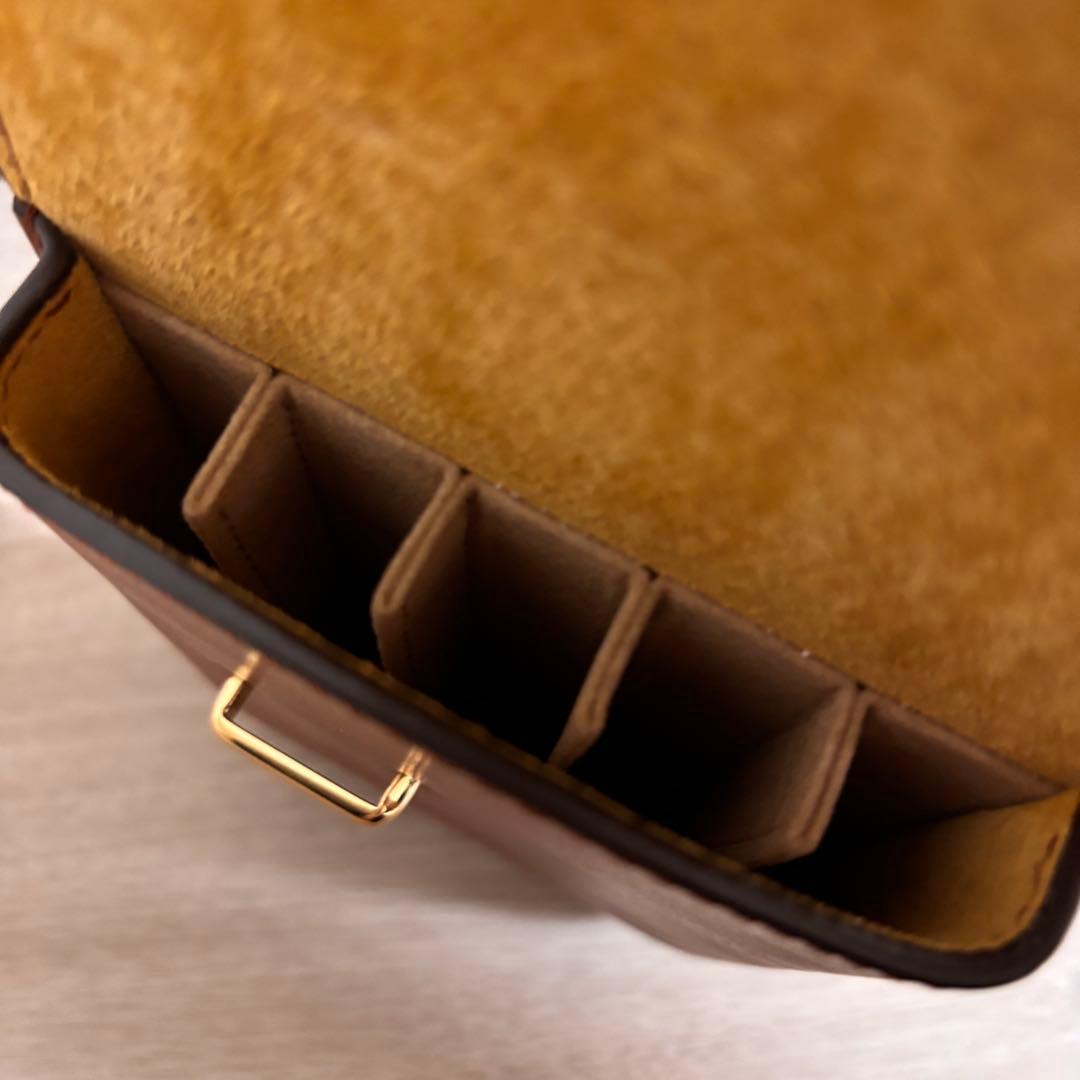 【美品！】パイロット×ソメス 限定 サドルデザイン ペンシース 5本差しブラウン