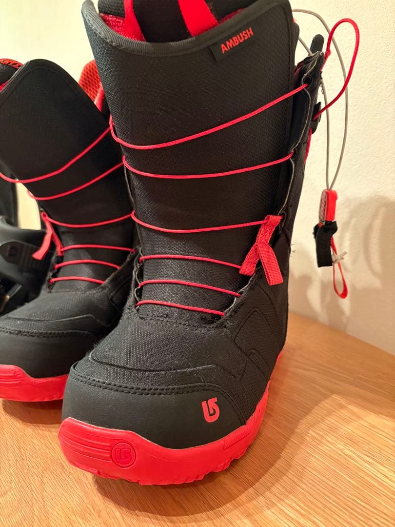Burton Ambush スノーボードブーツ ブラック/レッド　25cm