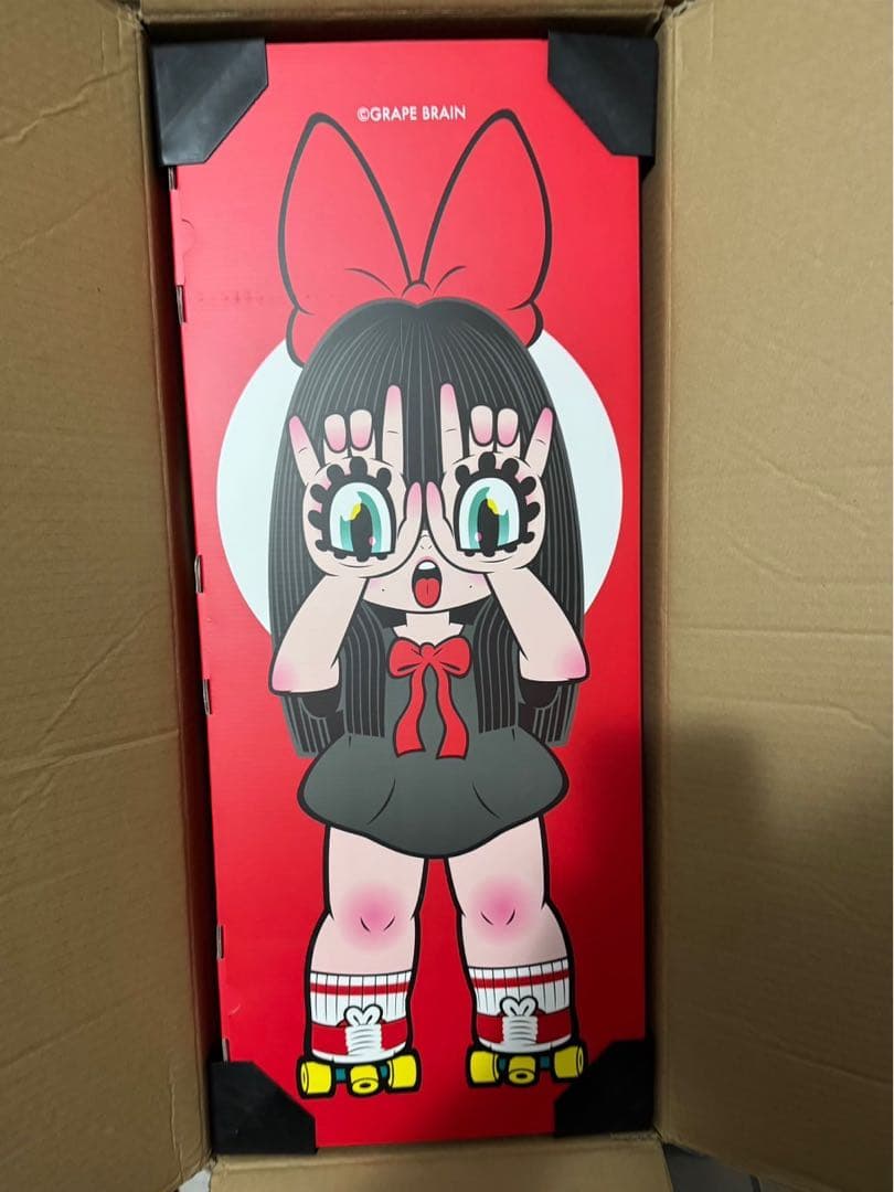 新品 GRAPE BRAIN メガトン！にぎるちゃん ソフビ フィギュア