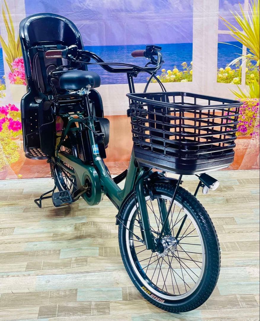 王様ギュットアニーズ⭐️16AHパナソニック子供乗せ電動アシスト自転車Y3089