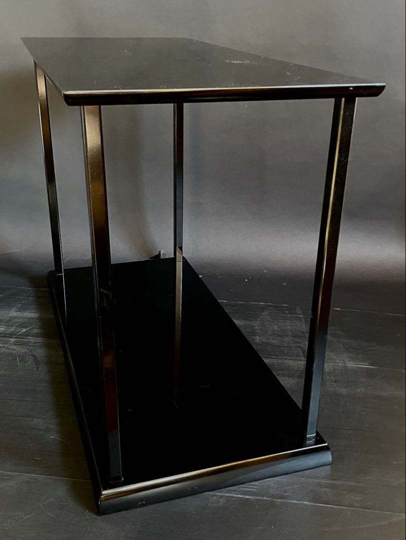 「祖」 真塗 台子 真台子 組立式 紙箱 茶道具 （123F⑤）