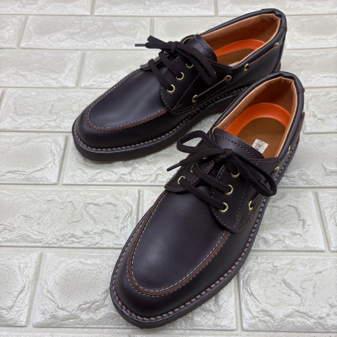 【未使用級】リーガルウォーカー 3アイレットモカ 604 24.5 訳あり 濃茶